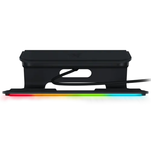 Razer Laptop Stand Chroma Laptop-Ständer mit Razer RGB Chroma-Beleuchtung , USB 3.0-Hub mit 3 Anschlüssen und 18 Grad Neigungswinkel RC21-01110200-R3M1