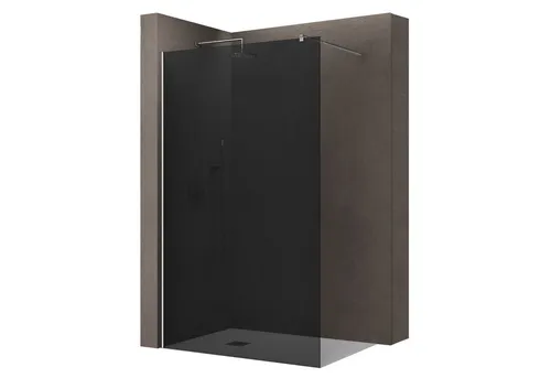 doporro Walk-in-Dusche Duschwand aus 8mm ESG-Sicherheitsglas - Stylische Duschabtrennung aus 8mm Sicherheitsglas mit NANO-Beschichtung für einfache Montage und variablen Wandabstand von 80-120 cm, ideal für Ihr Badezimmer.