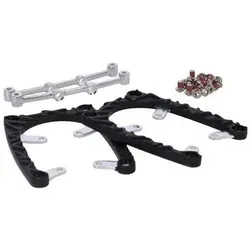 XPEDO Cage Kit XVF04 - Ersatzauflagenset für Xpedo XCF04 Pedale - Fahrradpedale - Langlebiges 2er Pack Ersatzauflagenset in Schwarz, ideal für eine sichere und komfortable Fahrt.