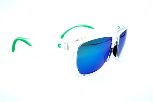 Carrera CARRERA 8059/S 0OX CRYSTAL GREEN Herren Sonnenbrille - Sonnenbrillen aus Acetat mit 100% UVB 400-Schutz, modernes ovales Design und reflektierende Gläser für optimalen Blendschutz.