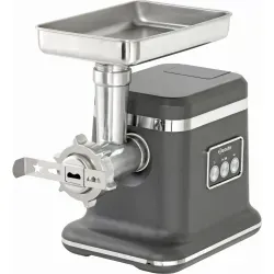 Bartscher FW10 Fleischwolf 370224 - Leistungsstarker Fleischwolf - Fleischwolf mit 10 kg/Std. Leistung, integriertem Fach für Lochscheiben und umfangreichem Zubehör für vielseitige Zubereitung von Fleischgerichten.