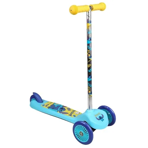 Disney Stitch 3-Rad Roller – Klappbarer Balance Scooter für Kinder - Der klappbare 3-Rad Roller mit Stitch-Motiv fördert spielerisch das Gleichgewicht von Kindern. Mit rutschfester Plattform, stabiler Konstruktion und einfacher Transportmöglichkeit – ideal für kleine Stitch-Fans!