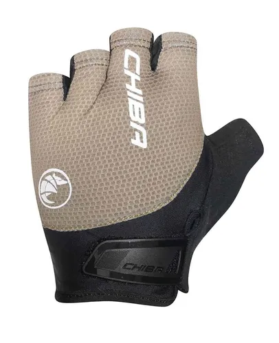 Chiba Gel Air Fahrrad Handschuhe kurz Olive grün/schwarz 2025