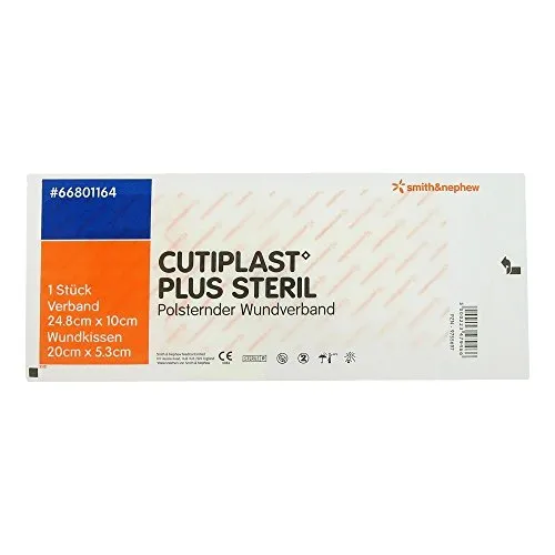 CUTIPLAST Plus steril 10x24,8 cm Verband 1 St