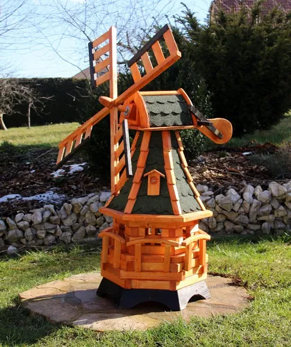 Holzdekoladen Deko-Windrad 