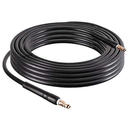 TECHKAR - 5m Hochdruckreiniger Schlauch, Kompatibel mit vielen Modellen Kärcher K-Serie - 200Bar Verlängerungsschlauch mit Quick Connect Anschlüsse - Hochdruckreiniger Ersatzschlauch