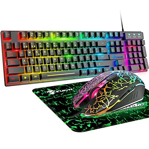 RGB Gaming-Tastatur und Maus Set