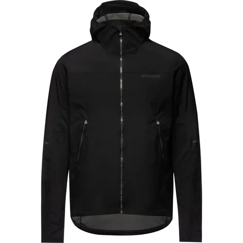 Gorewear Fernflow Windbreaker für Herren - Schwarz - Größe S - Funktionsjacke für Trail-Läufer, ideal bei wechselhaftem Wetter, sorgt für optimalen Schutz und Bewegungsfreiheit.