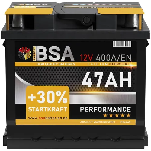 BSA Autobatterie 47AH 12V