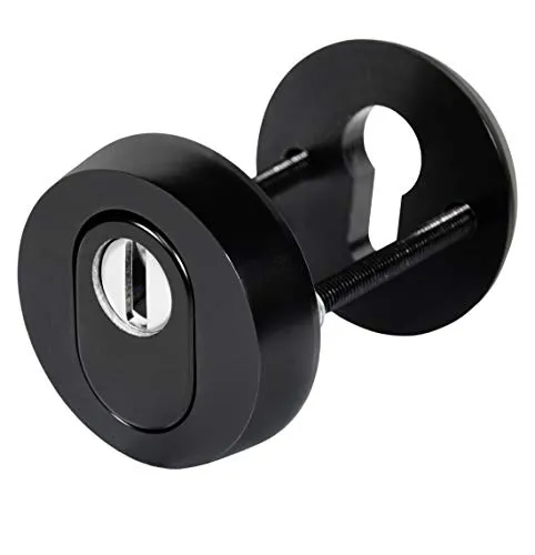 Schutzrosette SR - 5002 PZ Schwarz Pulverbeschichtet Sicherheitskl. ES2 mit ZA