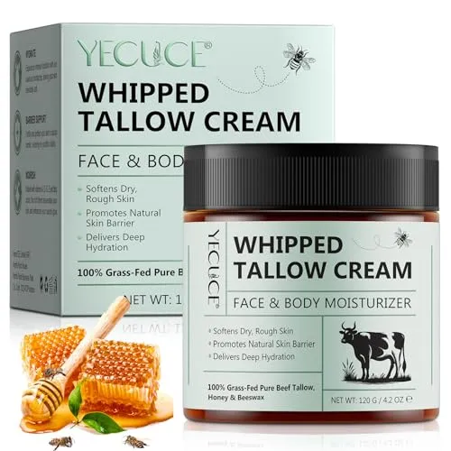 Rindertalg Hautpflegecreme – 120 g natürliche Feuchtigkeitspflege für Gesicht & Körper