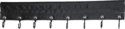 EuroTrail Kleiderhakenleiste 8-fach, schwarz