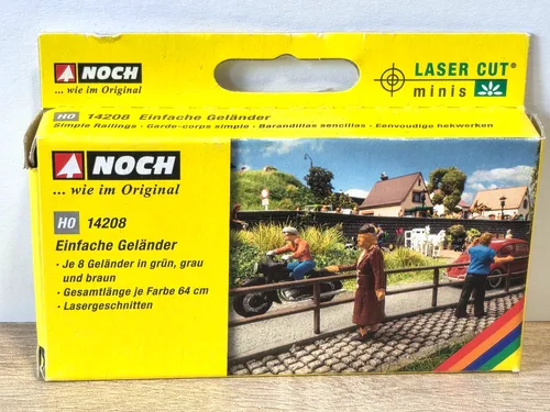 Noch H0 14208 Einfache Geländer Lasercut Neu & OVP 6575