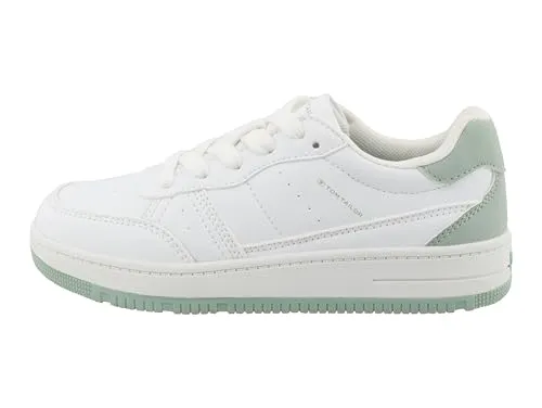 Tom Tailor Kids Mädchen Sneaker 9570150001, White Green, 31 EU - Stylische Sneaker für Mädchen in buntem Design, perfekt für den Sommer und bequem für den Alltag.