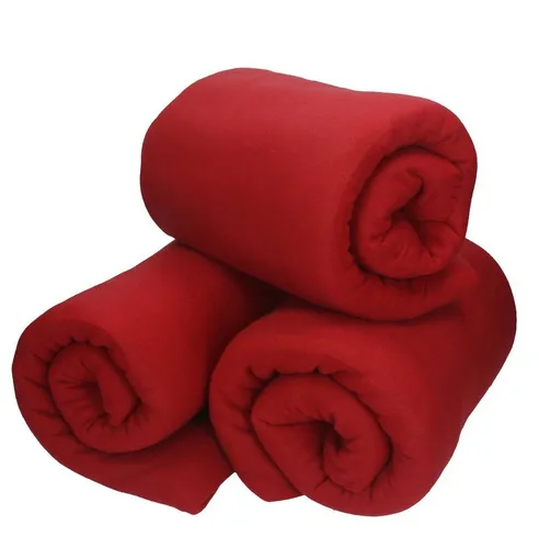 Wohndecke 3 Stück Fleecedecke Kuscheldecke Sofadecke Größe 130x170 cm, Betz, Qualität 180 g/m²