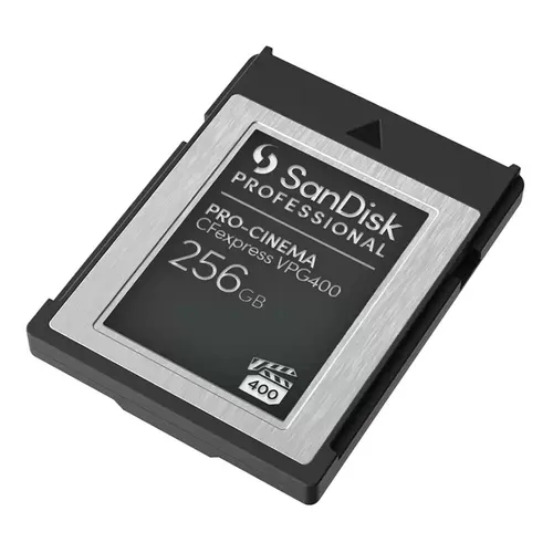 SanDisk Professional CFexpress 256GB Pro-Cinema VPG400 Type B - Speicherkarten mit extrem hoher Schreibgeschwindigkeit von bis zu 1.400 MB/s, ideal für 4K/8K-Videos und inklusive 1 Jahr RescuePRO Deluxe Software.