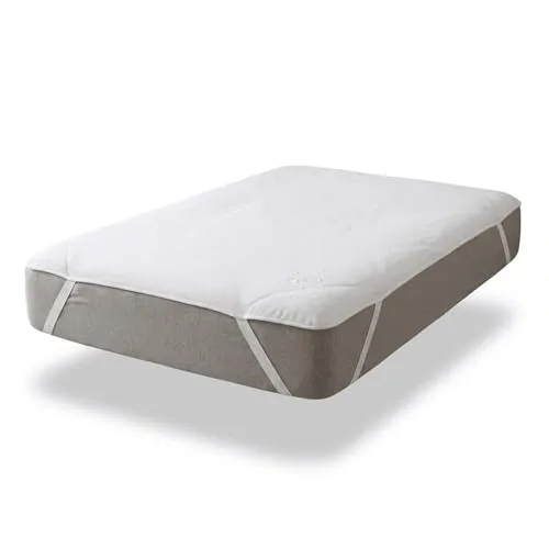 Vency Matratzenschoner Wasserdicht – Baumwoll Oberseite, Atmungsaktiv & Hygienisch – rutschfest mit Eckgummis – Für Matratzen bis 30 cm – 160x200