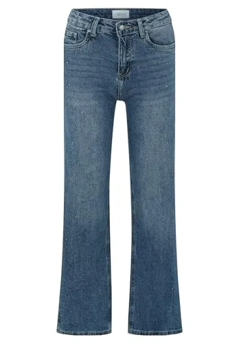 Cartoon Stretch-Jeans - Klassische Jeans im Straight Fit mit hoher Taille für eine schmeichelhafte Silhouette und optimalen Komfort dank Stretch-Anteil. Ideal für vielseitige Outfits, ob smart oder lässig.