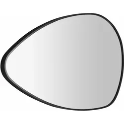 STEN Spiegel im Rahmen 80x51cm, schwarz matt - Eleganter Spiegel im Aluminiumrahmen, 80x51 cm, perfekt für jeden Raum. Durch sein minimalistisches Design fügt er sich harmonisch in Ihre Einrichtung ein.