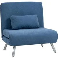 HOMCOM Schlafsessel 2-in-1 klappbar mit Bettfunktion