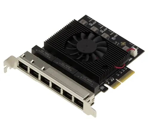 KALEA-INFORMATIQUE PCIe 6 Ports 2.5 LAN Gigabit ETHERNET 10 100 1000 2500 1G 2.5G RJ45 Controller-Karte mit Realtek RTL8125 Chipsatz.
