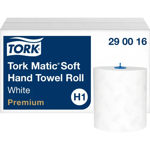 Tork Rollenhandtuch (1 x) (290016) - Reinigen: Hochwertiges Rollenhandtuch für eine effiziente und hygienische Trocknung, ideal für stark frequentierte Bereiche.