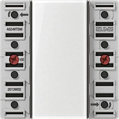 Tastsensor-Modul 24 V AC/DC, 20 mA, Jung A 5248 TSM - Sensormodule mit transparenter Abdeckung für einfache Installation und Anschluss an verschiedene Relais- und Dimmstationen.