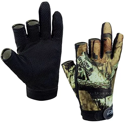 THKFISH Angelhandschuhe Tarnfarbe Jagdhandschuhe Herren