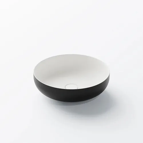 Steinberg Serie 440 Aufsatzwaschtisch, rund, ohne Überlauf von Steinberg