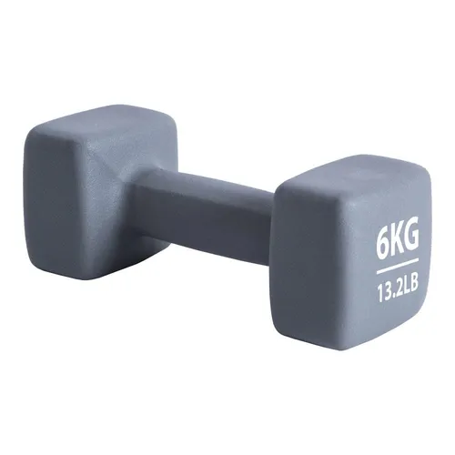 Pure2Improve Fitness Hantel Neopren grau 6,0kg - 1 Stück - in grau von Pure2Improve
