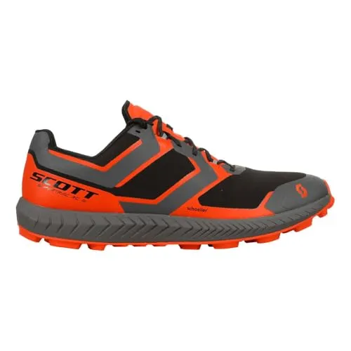 SCOTT Herren Supertrac RC 2 Sneaker Schuhe - Dark Grey/Glow Orange - Laufschuhe mit optimaler Dämpfung und Grip für Trailrunning-Abenteuer, Größe 44,5, ideal für Herren.