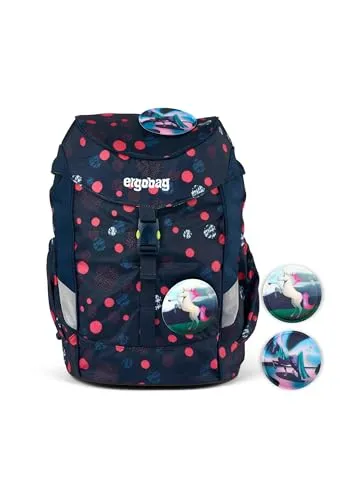 Ergobag Kinderrucksack PhantBärsiewelt 10 l - Ergonomisch für Kindergarten - Schulranzen für Kinder, ergonomisch und nachhaltig aus 100% recyceltem Material. Ideal für Kindergartenabenteuer mit reflektierenden Elementen für zusätzliche Sicherheit.