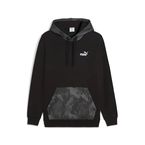 PUMA ESS CAMO Hoodie FL - Herren-Sweatshirt mit camouflage Design, bequem und stylisch für sportliche Aktivitäten und Freizeit.