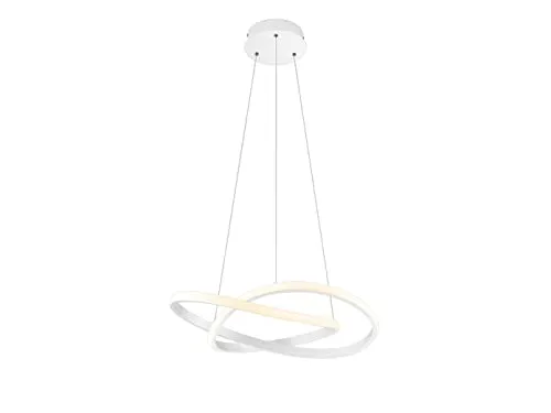 TRIO R32051131 LED Hängeleuchte Course 1x27W - Stehleuchte mit integrierter LED, dimmbar und ideal für moderne Innenräume mit 2850lm Lichtstrom und 25.000 Stunden Lebensdauer.