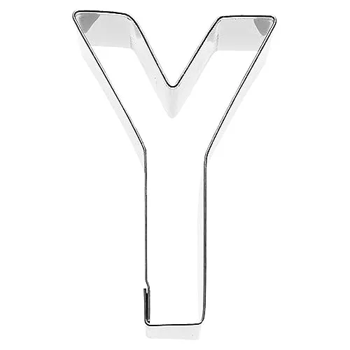 Birkmann, Ausstechform Buchstabe Y, Grau, 6 cm, Edelstahl