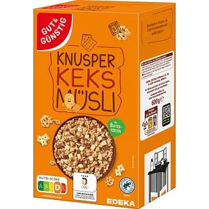 G&G KNUSPER SCHOKO & KEKS Müsli 600 g