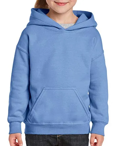 Youth Gildan Heavyweight Blend Hooded Sweatshirt, Carolina Blue, M