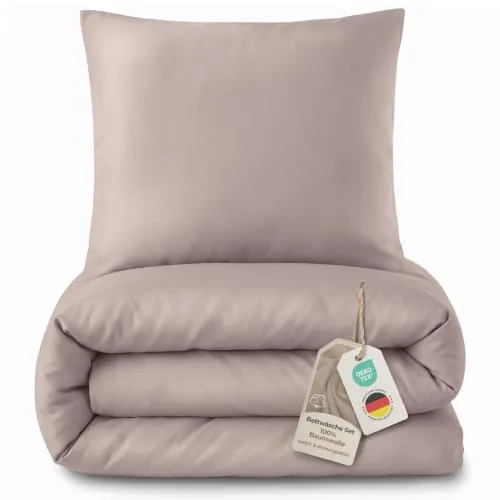LAYNENBURG Premium Mako Satin Bettwäsche 135x200 cm von Laynenburg