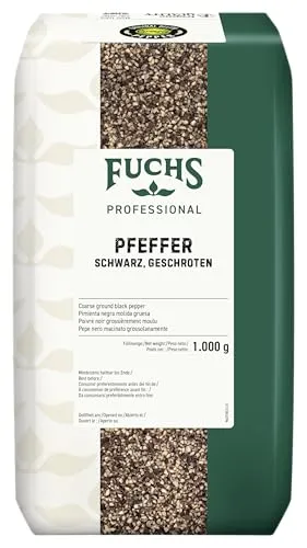 Fuchs Professional Pfeffer schwarz geschroten 1000g von Fuchs Professional