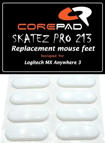 Corepad Skatez PRO 213 Ersatz Mausfüße kompatibel mit Logitech MX Anywhere 3