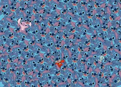 Ravensburger Puzzle 12001265 - Disney Stitch Challenge - 1000 Teile Puzzle für Erwachsene und Kinder ab 14 Jahren, Stitch Puzzle, Stitch Geschenke