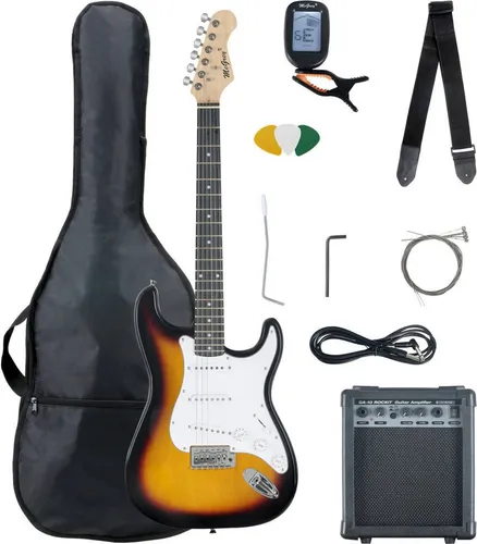 McGrey Rockit E-Gitarre ST-Komplettset Sunburst von McGrey