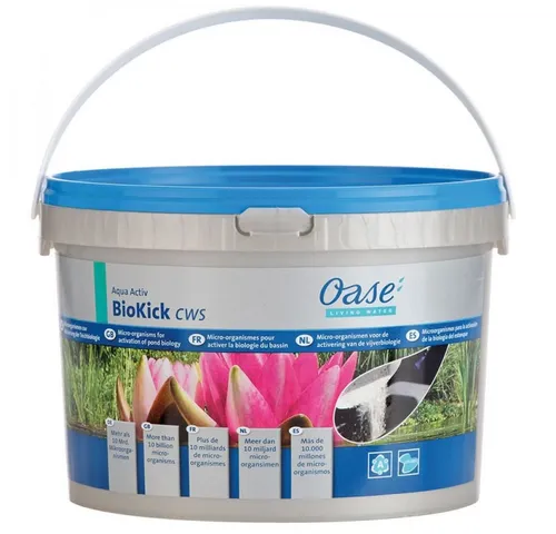 OASE AquaActiv Biokick 2 Ltr Teichfilter - Biologische Aktivierung für Teichfilter, fördert das Wachstum von über 10 Millionen Mikroorganismen/ml für einen gesunden Teich. Ideal für Teiche bis 100 m³.
