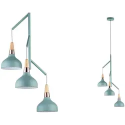 Paulmann Pendelleuchte Juna Softgrün/Kupfer/Holz in grün von Paulmann