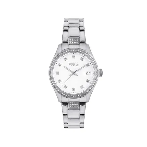 Damenuhr Breil EW0707 (Ø 28 mm) - Elegante Damenuhr mit Edelstahl-Gehäuse, 5 atm wasserdicht und ideal für Modebewusste. Perfekt für jeden Anlass!