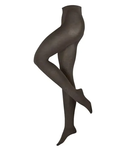 ESPRIT Damen Strumpfhose Plain W Ti Baumwolle Wolle, Braun Chocolate 5004 - Blickdichte Strumpfhose aus wärmender Wolle und biologischer Baumwolle, ideal für kühlere Tage. Atmungsaktiv und feuchtigkeitsregulierend für höchsten Tragekomfort.