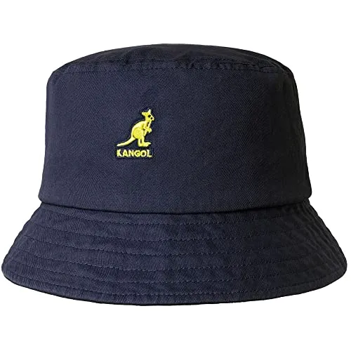 Kangol Unisex Washed Bucket Schlapphut, Marineblau, S von Kangol