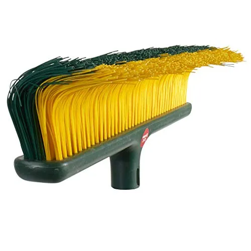 Gardi REX Krallenbesen Ersatzkopf - 45cm Breiter Besen für Gartenreinigung - Gartenbesen mit geschwungenen Borsten für gründliche Reinigung von Wegen und Steingärten. Einfacher Wechsel durch SPIN und CLICK Mechanismus.