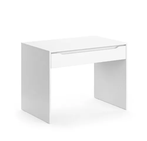 Vicco Schreibtisch Ruben, Weiß, 100 x 65 cm - Moderner Schreibtisch für Ihr Home Office, kratzfest und mit 1 praktischer Schublade für optimalen Stauraum.