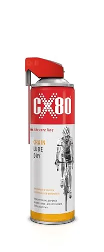 CX80 | Chain Lube Dry | Vielseitiges Fahrrad Kettenöl, ideal für den Einsatz bei trockenen Bedingungen und hohem Staubaufkommen | Aus Bike Care Line Set | Optimales Fahrrad Zubehör | 500ml Flasche